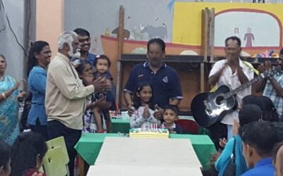 SUPPORTER CELEBRATES HIS BIRTHDAY WITH THE CHILDREN